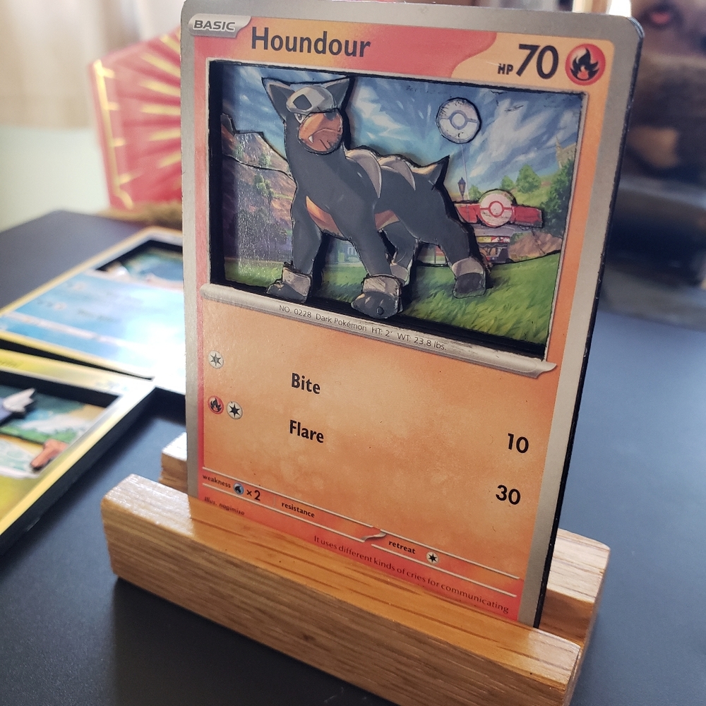 Shadow box 3 D Pokemon card - Picture 1 of 1